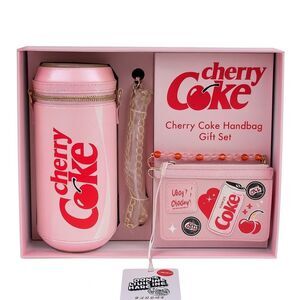 Skinnydip Cherry Coke Can Handbag Pink Red Handbag purse & wallet Set NWT